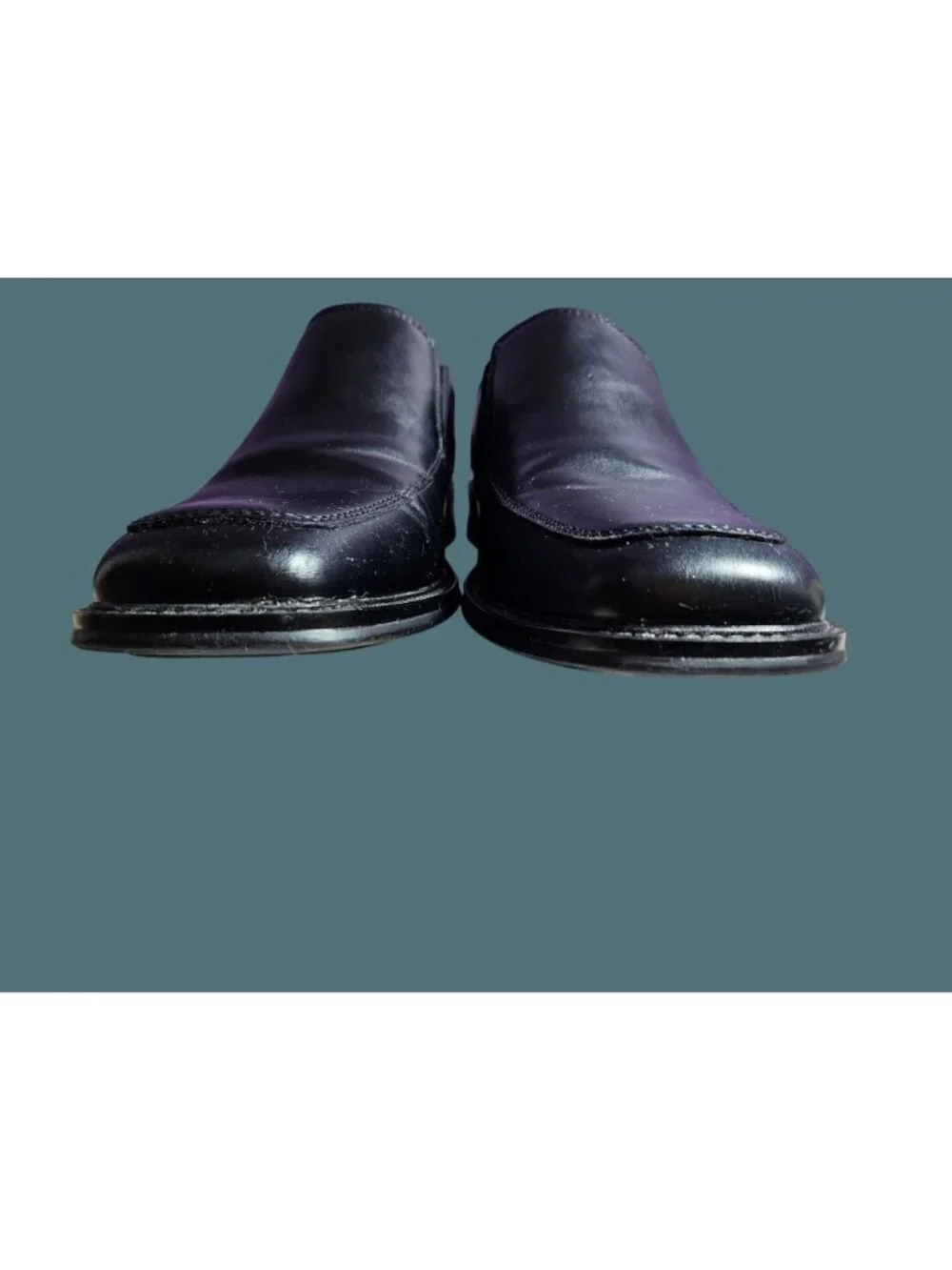 George Dominic Dress Casual Black Cushioned Footbed Loafer Shoes Men Size 10